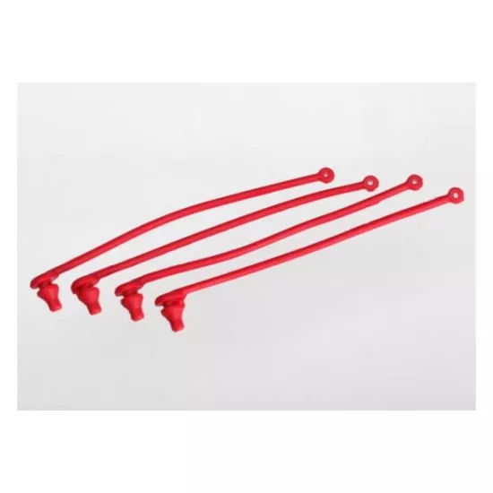 Body clip retainer, red (4), TRX5752