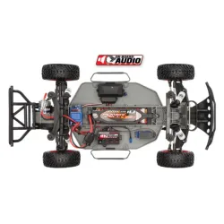 Traxxas Slash TQ 2.4GHz  OBA OnBoard Audio blauw met  accu en 12v lader