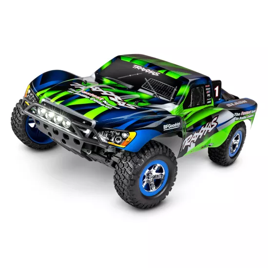 Traxxas Slash XL5 inc LED verlichting, batterij en 12v lader (Groen)