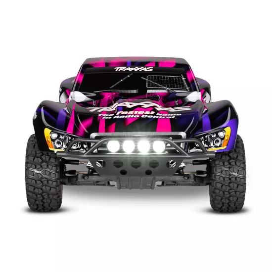 Traxxas Slash XL5 inc LED verlichting, batterij en 12v lader (Roze)