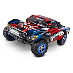 Traxxas Slash XL5 inc LED verlichting, batterij en 12v lader (Rood Blauw)