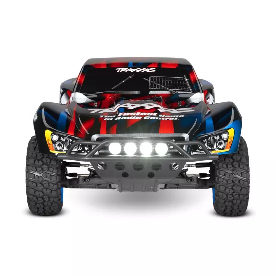 Traxxas Slash XL5 inc LED verlichting, batterij en 12v lader (Rood Blauw)