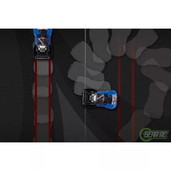 Traxxas Slash VXL Brushless TSM zonder accu en lader blauw