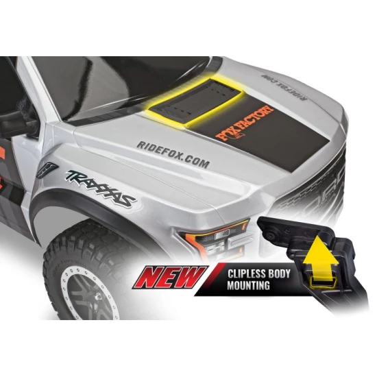 Traxxas Ford F-150 Raptor Fox 2WD XL-5 met USB-c lader en 3000mah accu