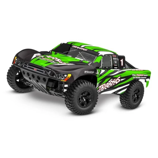 Traxxas Slash: 1/10-Scale 2WD brushed HD w/USB-C - Green X