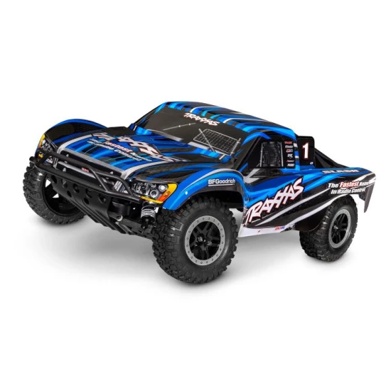 Traxxas Slash: 1/10-Scale 2WD brushed HD w/USB-C - Blue