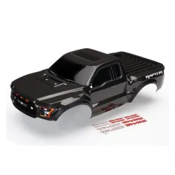 Body, Ford Raptor, black (painted, decals applied) 2017, TRX5826A