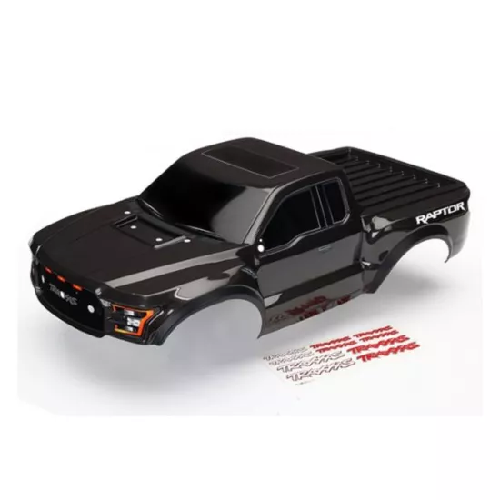 Body, Ford Raptor, black (painted, decals applied) 2017, TRX5826A