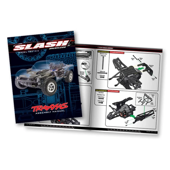 Traxxas slash 2wd BL-2S HD bouwdoos