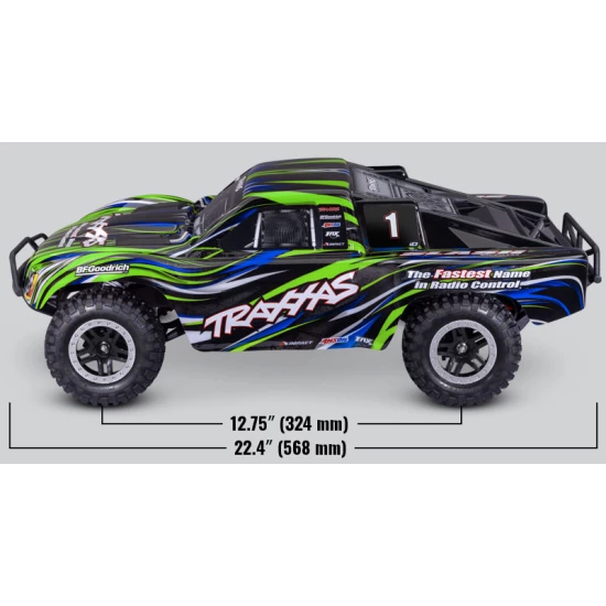 Traxxas Slash Brushless BL-2s: 1/10 2WD HD - Green