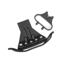 Bumper, front/ bumper mount (fits 2WD Slash) (for LED light kit installation)