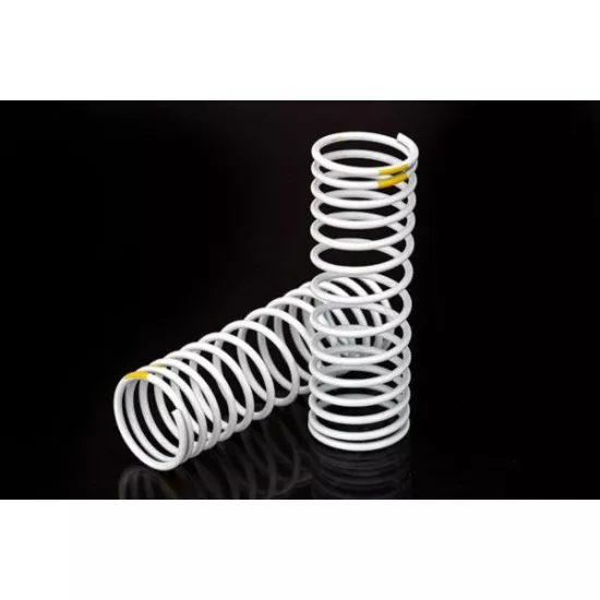Springs, Front (White) (Progressive, +20% Rate, Yellow Strip, TRX5856
