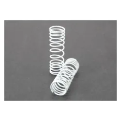 Springs, front (white) (progressive rate) (2), TRX5857