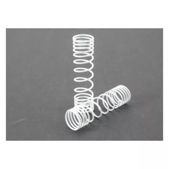 Springs, rear (white) (progressive rate) (2), TRX5858