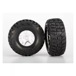 Tires & wheels, assembled, glued (S1 ultra-solft off-road ra, TRX5976R