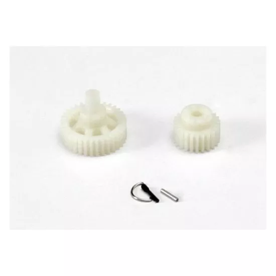 Primary gear set (23T and 33T)/ 2x11.8mm pin/ pin retainer/, TRX5996