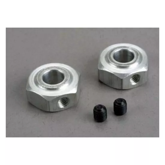 Aluminum hex wheel hubs (2)/ 5x6 GS (2)
