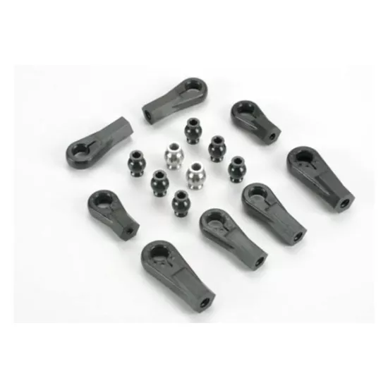 Plastic rod ends (8) (1/6 and 1/5 scale)/ hollow ball connec