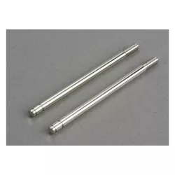 Shock shafts, steel, chrome finish (front) (2)