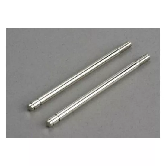Shock shafts, steel, chrome finish (front) (2)