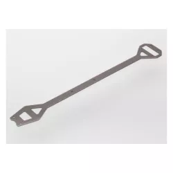 Chassis brace, 6061-T6 aluminum (dark titanium anodized), TRX6421