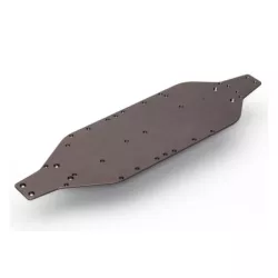 Chassis, 6061-T6 aluminum (dark titanium anodized), TRX6422