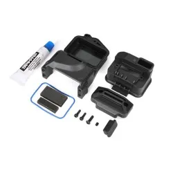 Box, receiver (sealed) (servo mount)/ foam (2)/ access plug/ 3x10mm BCS/ 2.5x8mm CS (2)/ GS 3x4mm/ silicone grease