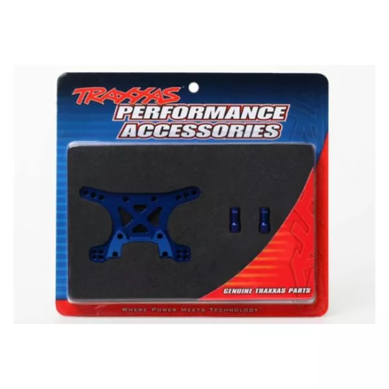 Shock tower, front, 7075-T6 aluminum (blue-anodized), TRX6440