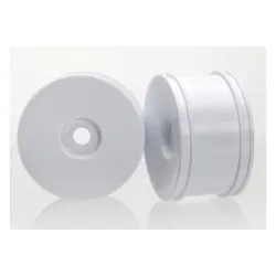 Wheels, dished (white, dyeable) (rear) (2), TRX6472