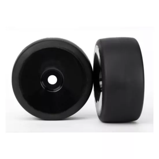 Tires & wheels, assembled, glued (black, dished wheels, slic