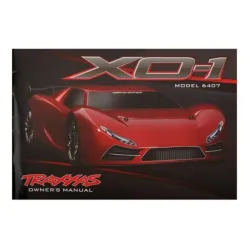 Owner's manual, XO-1, TRX6499