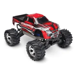  Traxxas Stampede 4x4 XL5 brushed Rood met accu en 12v lader