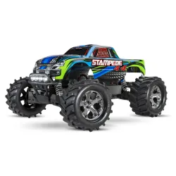 Traxxas Stampede 4x4 XL5 inc LED verlichting, batterij en 12v lader (Blauw)