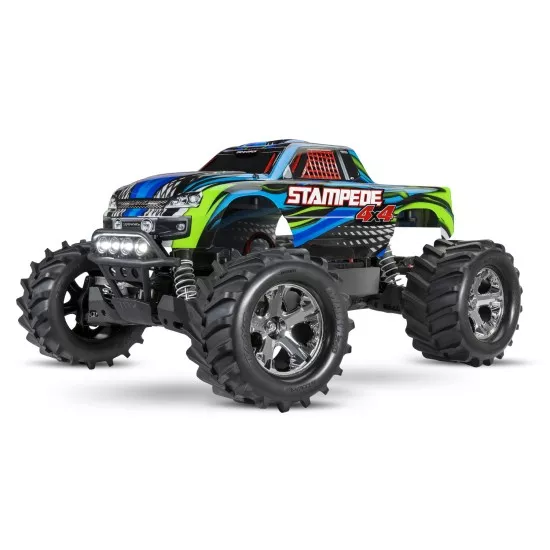 Traxxas Stampede 4x4 XL5 inc LED verlichting, batterij en 12v lader (Blauw)