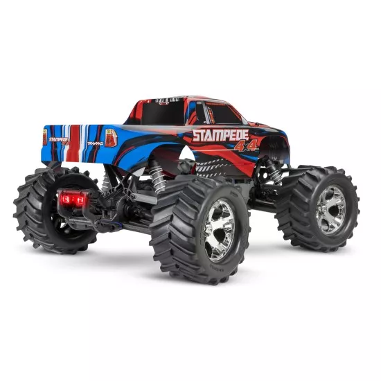 Traxxas Stampede 4x4 XL5 inc LED verlichting, batterij en 12v lader (Rood)