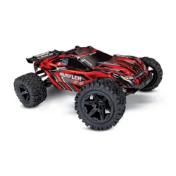 Rustler 4X4 1/10-scale 4WD Stadium Truck rood met batterij en 12v lader