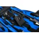 Rustler 4X4 1/10-scale 4WD Stadium Truck blauw met accu en 12v lader
