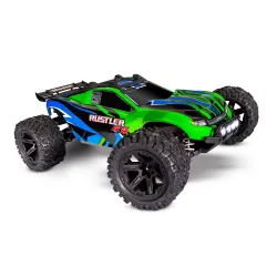 Traxxas Rustler 4x4 XL5 inc LED verlichting, batterij en 12v lader (Groen)