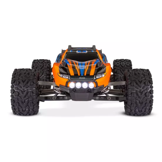 Traxxas Rustler 4x4 XL5 inc LED verlichting, batterij en 12v lader (Oranje)