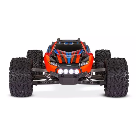 Traxxas Rustler 4x4 XL5 inc LED verlichting, batterij en 12v lader (Rood)