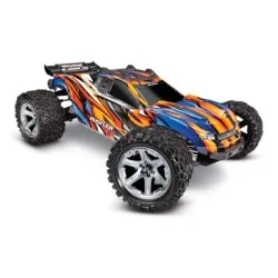 Rustler 4X4 1op10-scale 4WD Stadium Truck met TSM oranje