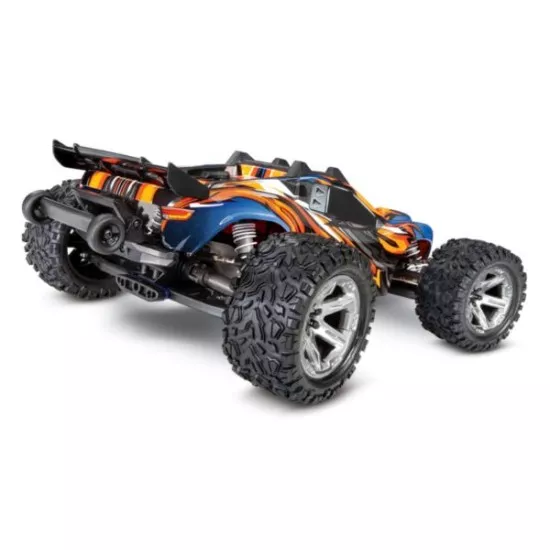 Rustler 4X4 1op10-scale 4WD Stadium Truck met TSM oranje