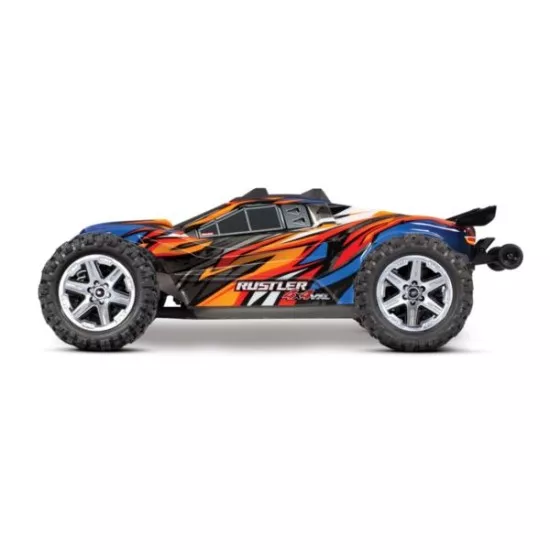 Rustler 4X4 1op10-scale 4WD Stadium Truck met TSM oranje