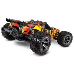 Rustler 4X4 1op10-scale 4WD Stadium Truck met TSM Solar flare