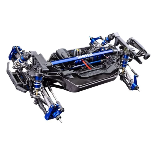 Rustler 4X4 Ultimate 1op10-scale 4WD Stadium Truck met TSM blauw