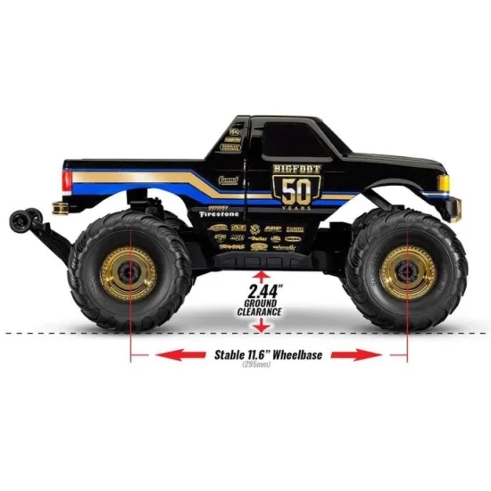 Traxxas Bigfoot 4X4 BL-2s Brushless 50th Anniversary Edition (incl. accu en lader) Limited Edition