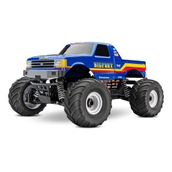 Traxxas Bigfoot 4X4 BL-2s Brushless: 1/10-scale 4WD Monster Truck TQ 2.4GHz - Blue