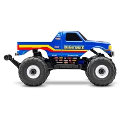 Traxxas Bigfoot 4X4 BL-2s Brushless: 1/10-scale 4WD Monster Truck TQ 2.4GHz - Blue