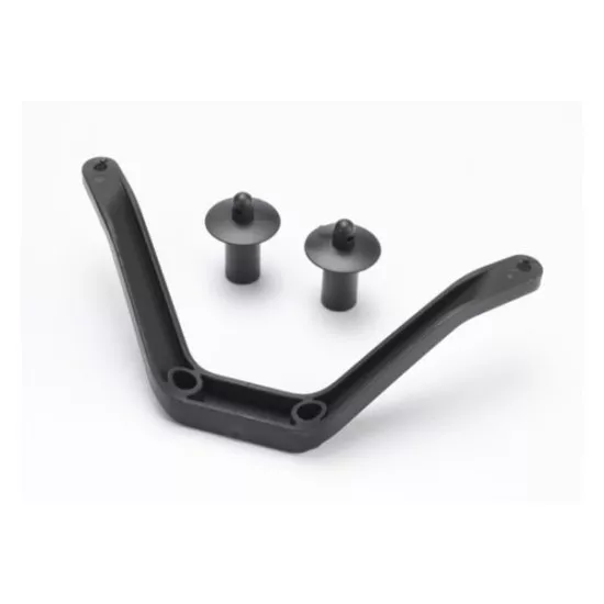 Body mount (1)/ body mount post (2) (front)