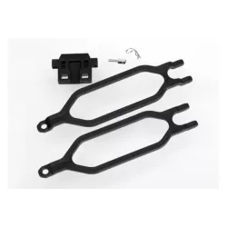 Hold down, battery (2)/ hold down retainer/ battery post/ an, TRX6727